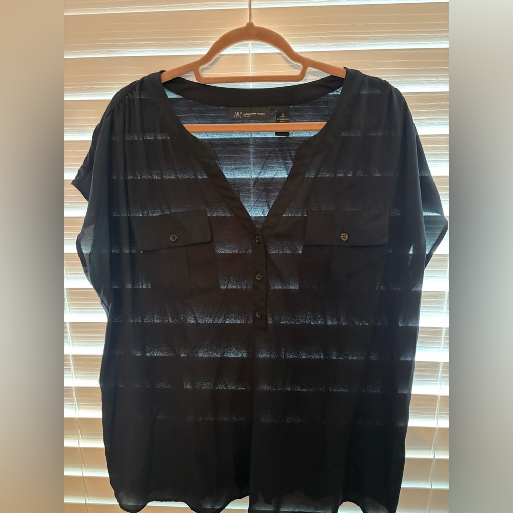 Inc. Sheer Top
